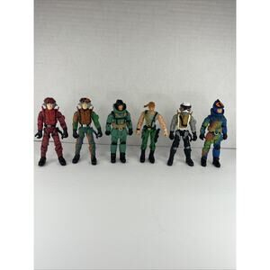 Lanard The Corps! Action Figures Lot of 6 approx 4" 2005 Military